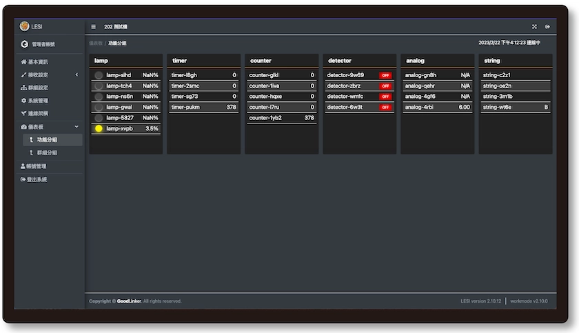 No-Code Interface Dashboard